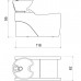 Мойка парикмахерская FLATIRON 1P