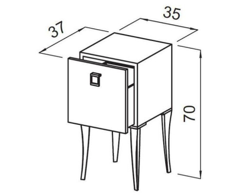 Тумба CABINET SHOP GLEG/GSUS